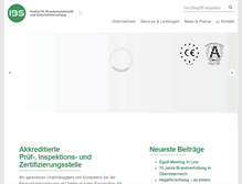 Tablet Screenshot of ibs-austria.at